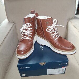 Cole Haan ZeroGrand City Quest Wedge Waterproof Boots Women's 8.5B New in Box